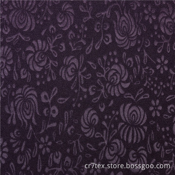 Crystal Mosscrepe Knitting PD 3D Jacquard Emboss Fabric